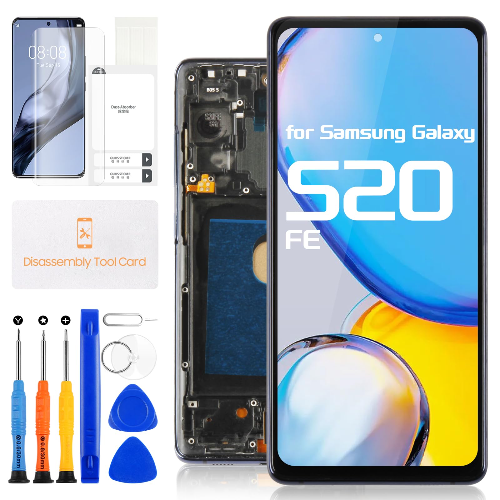 Amazon.com: LCD Display Replacement for Samsung Galaxy S20 FE/S20